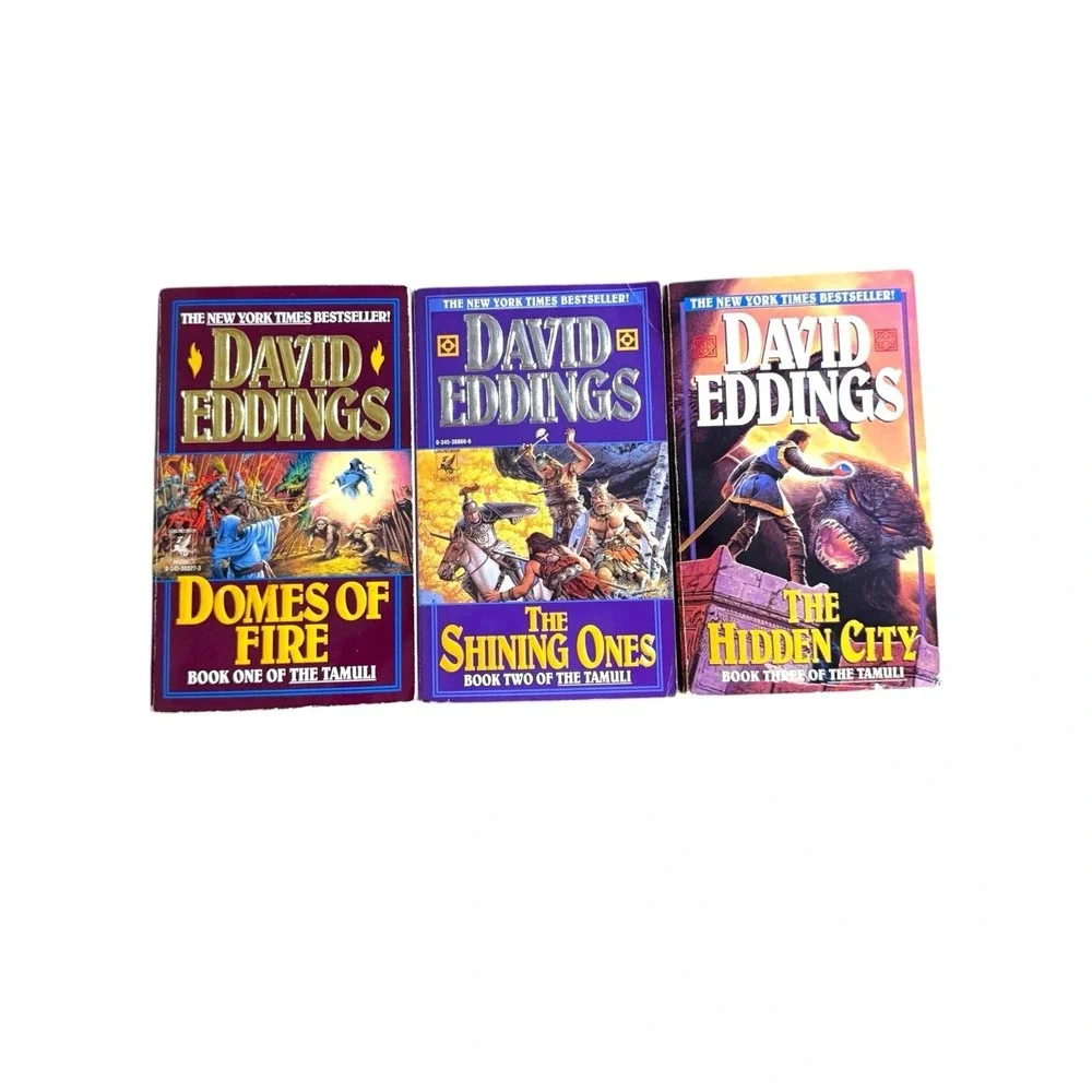 2 Complete Series Set ELENIUM & TAMULI Trilogy by David Eddings 6 Paperback Lot